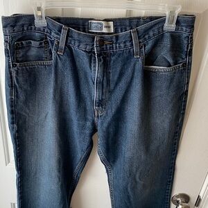 Men Levi boot cut blue denim jeans 38x30 38 30